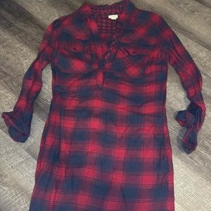 Flannel dress